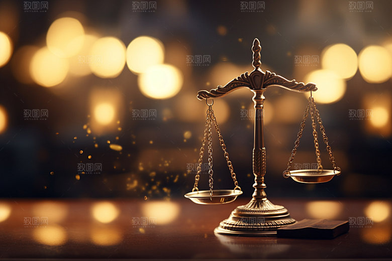 法律天平公正高清素材