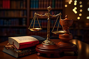 法律天秤公平高清摄影图