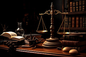 法律天秤高清公正摄影图