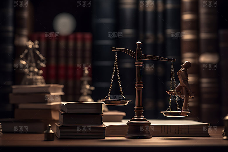 法律天秤公平公正摄影图