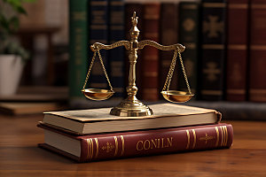 法律天秤正义高清摄影图