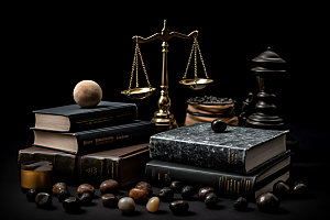 法律天秤正义高清摄影图