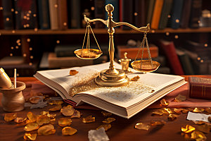 法律天秤公正正义摄影图