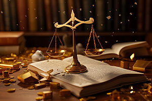 法律天秤正义公正摄影图