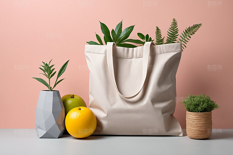 帆布包拎包产品样机