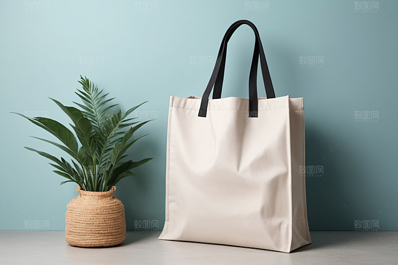 帆布包简约产品样机