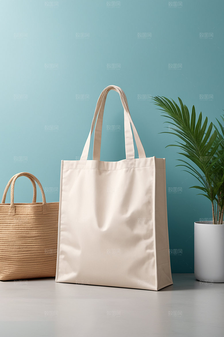 帆布包产品拎袋样机