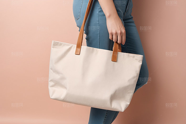 帆布包简约模型样机