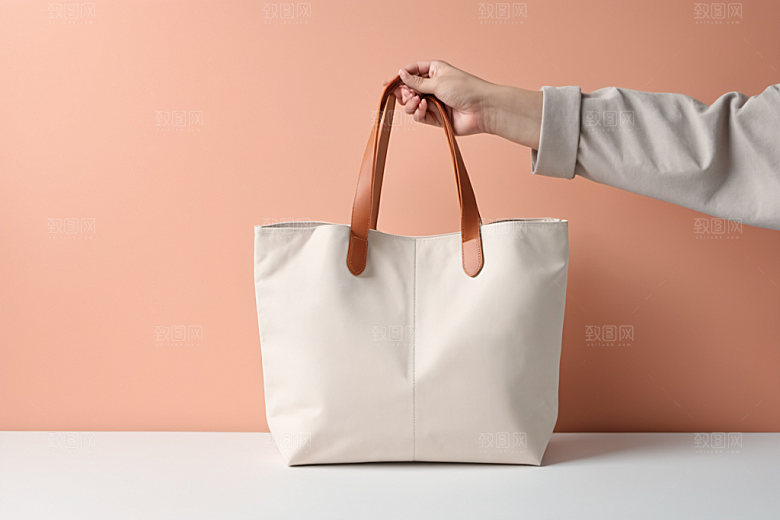 帆布包简约产品样机