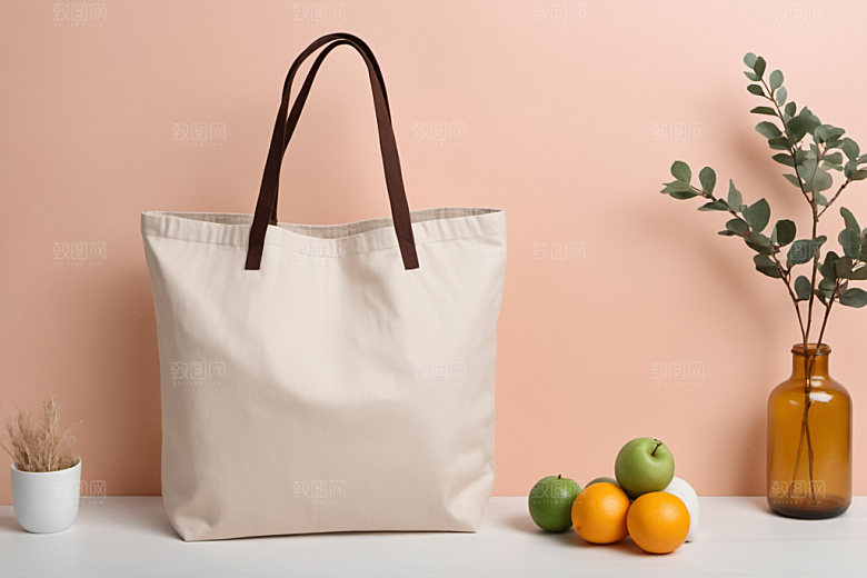 帆布包产品拎袋样机