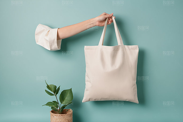 帆布包拎袋都市样机