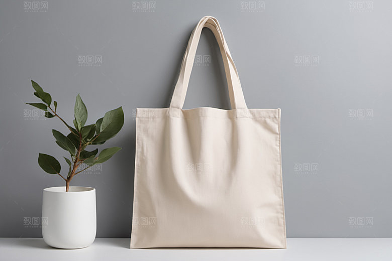 帆布包产品拎包样机