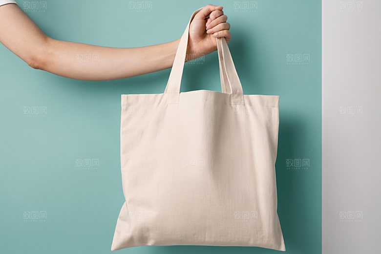 帆布包产品拎袋样机