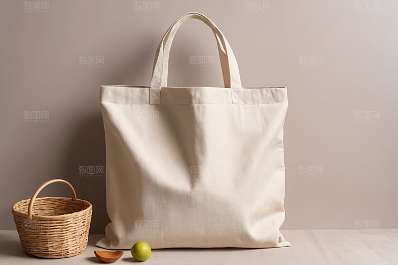 帆布包产品拎包样机