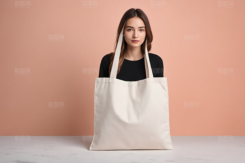 帆布包产品简约样机