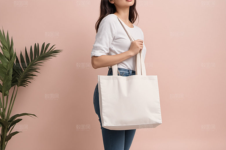 帆布包箱包模型样机