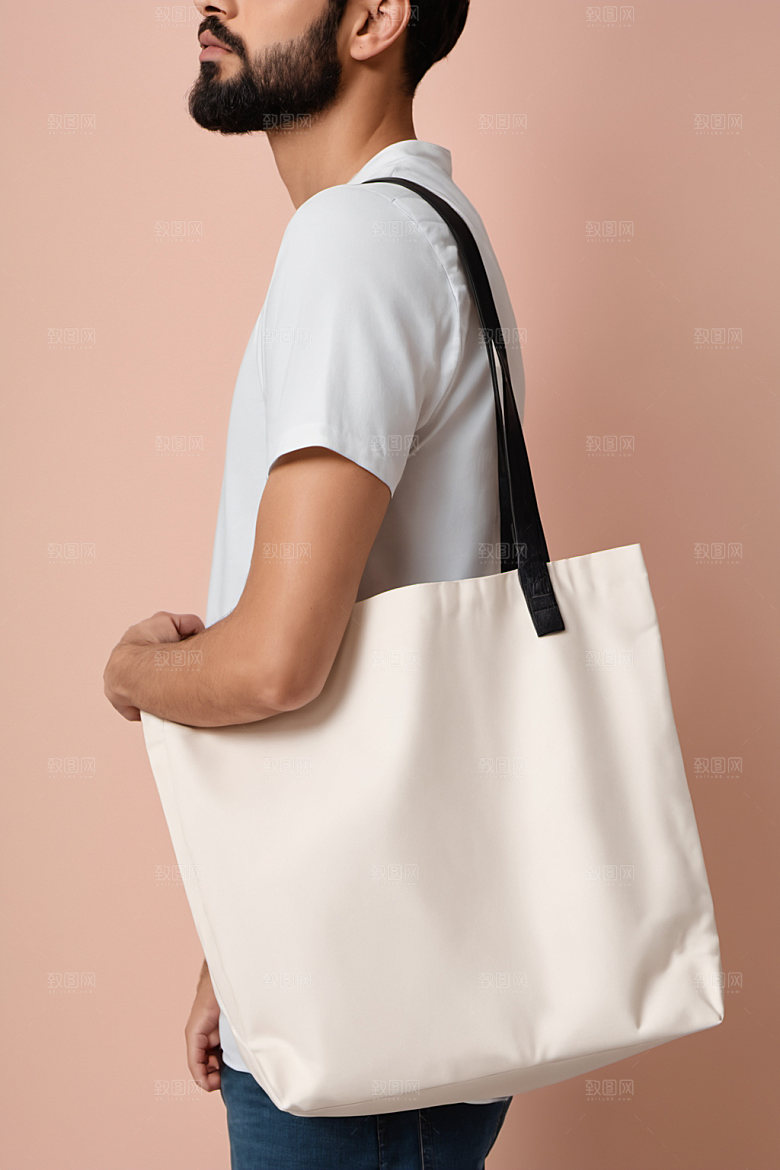 帆布包产品手提袋样机