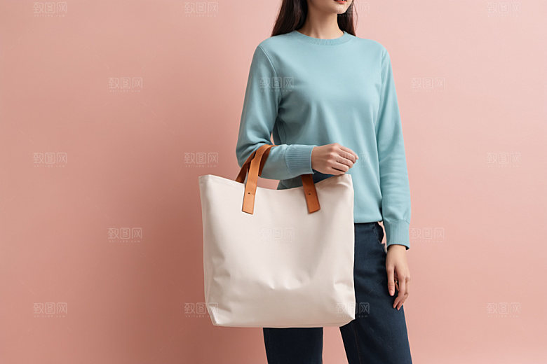 帆布包产品手提袋样机