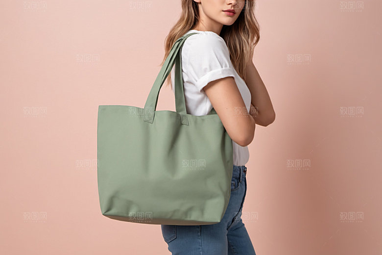 帆布包拎袋产品样机