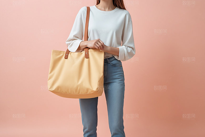 帆布包拎包产品样机