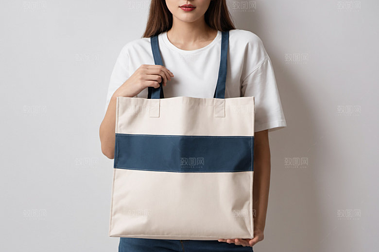 帆布包产品拎袋样机