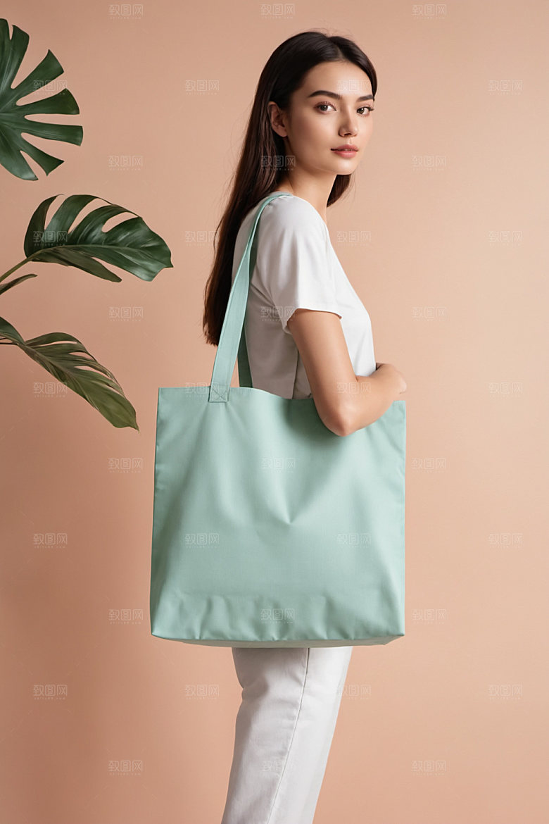 帆布包产品拎袋样机