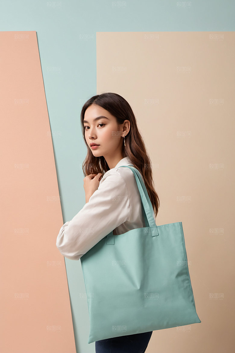 帆布包产品简约样机