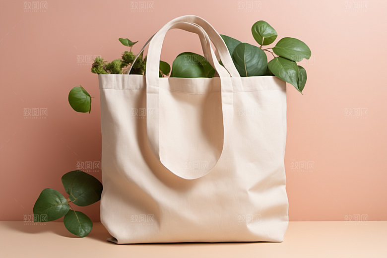 帆布包产品拎袋样机
