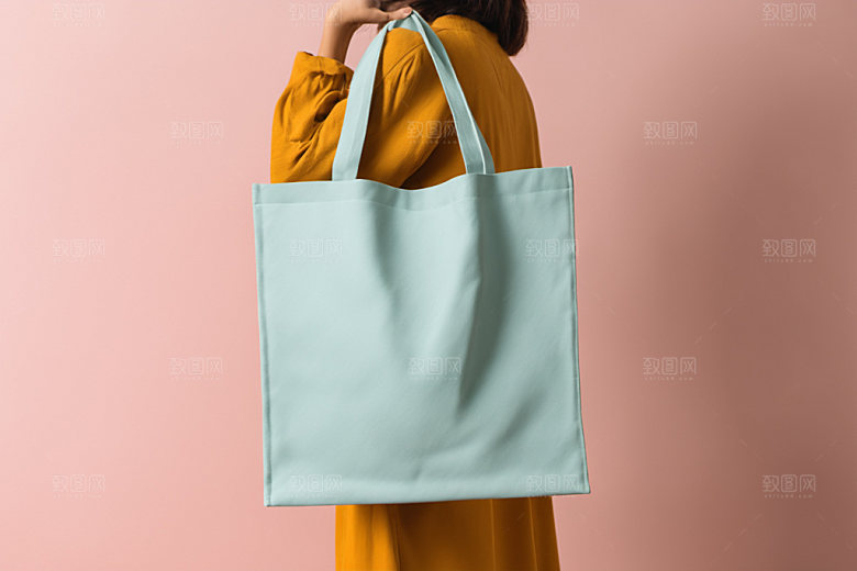 帆布包休闲模型样机