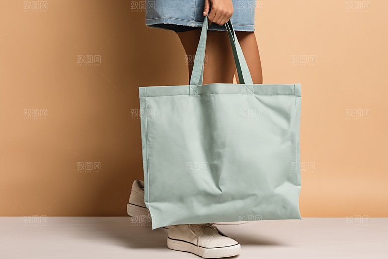 帆布包拎包产品样机