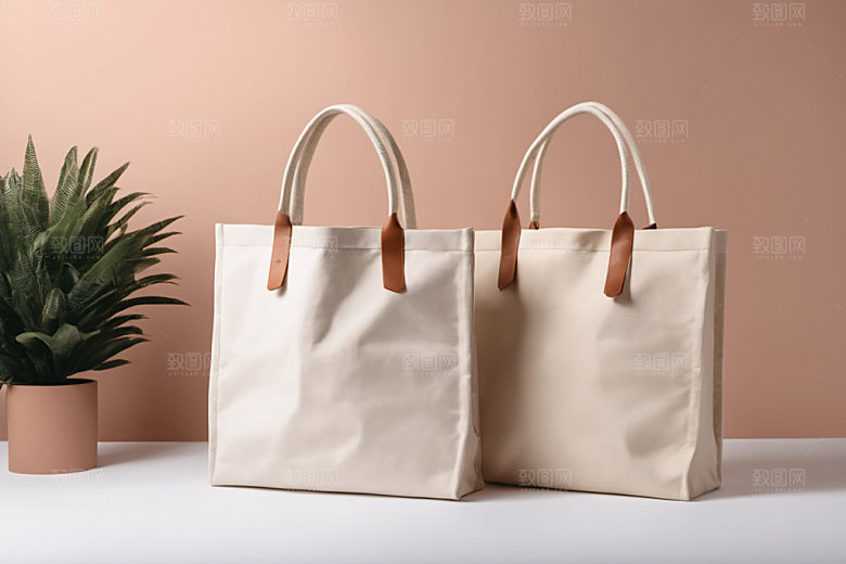 帆布包产品拎包样机