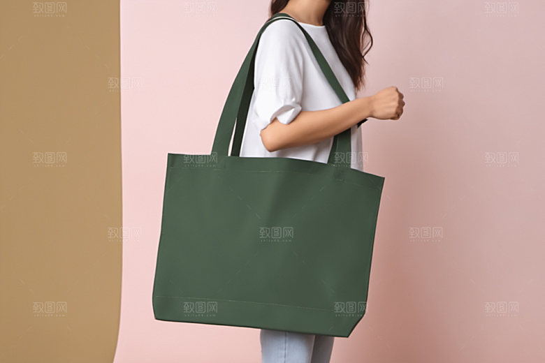 帆布包拎袋休闲样机
