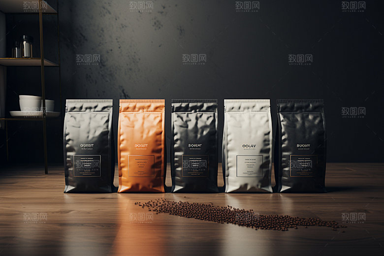 手提包高清纸袋模型