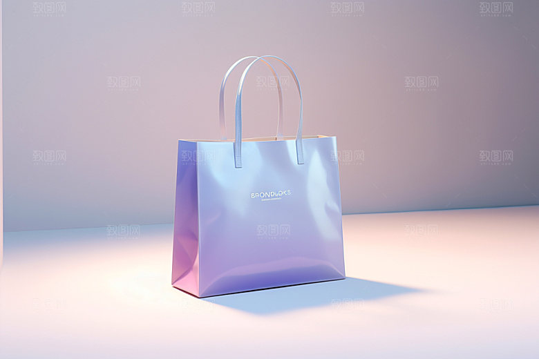 手提包拎袋样机模型