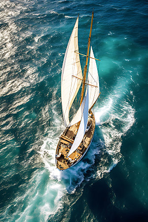 帆船企业文化高清摄影图