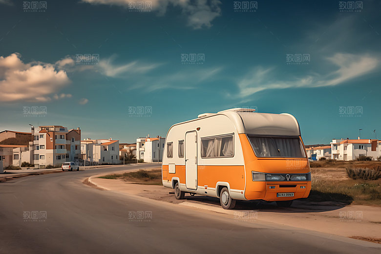 房车旅行高清旅游摄影图