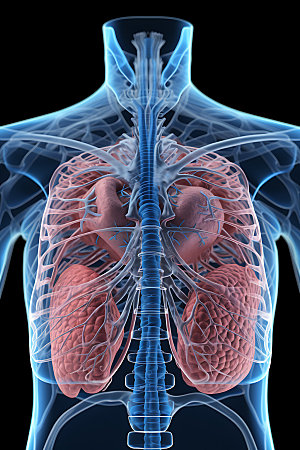 肺部构造内脏人体构造插图