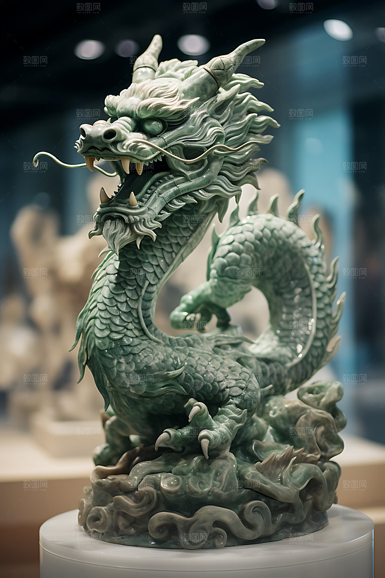 玉雕华丽工艺品模型