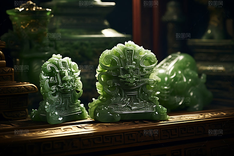 玉雕精美工艺品模型