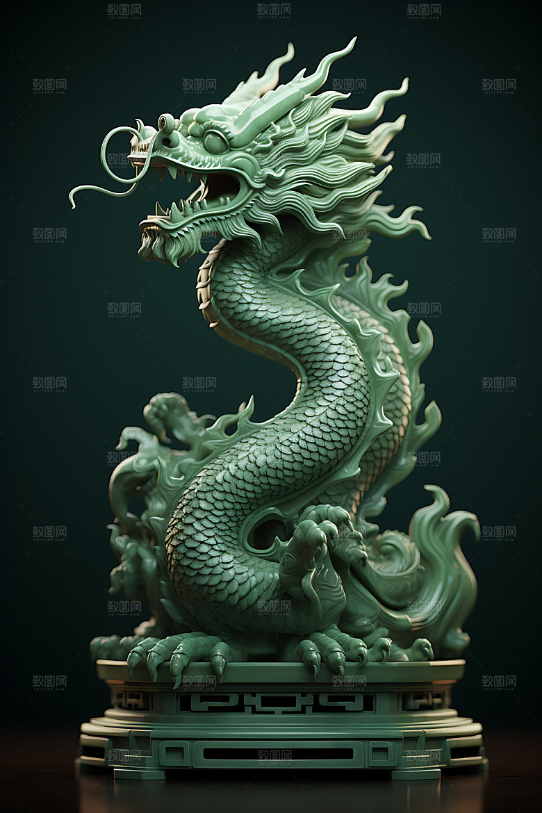 玉雕玉器翡翠模型