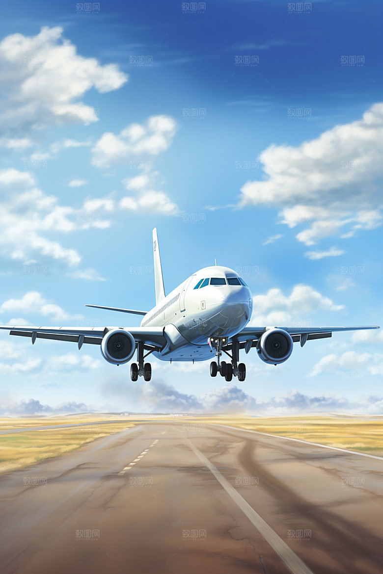 飞机航空公共交通摄影图