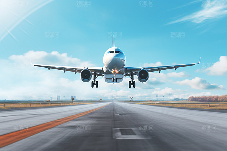 飞机飞行航空摄影图