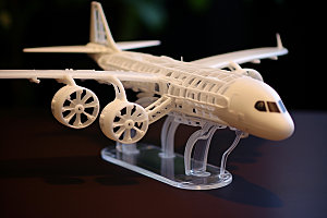 飞机模型交通工具收藏摄影图