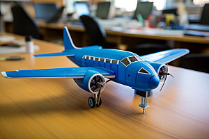飞机模型高清航天摄影图