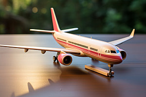 飞机模型收藏藏品摄影图