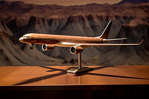 飞机模型玩具飞行摄影图