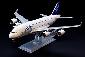 飞机模型高清玩具摄影图