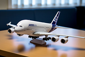 飞机模型航模飞行摄影图