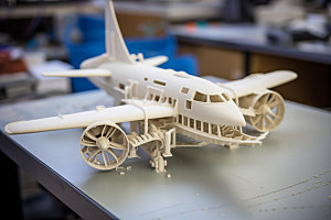 飞机模型藏品交通工具摄影图