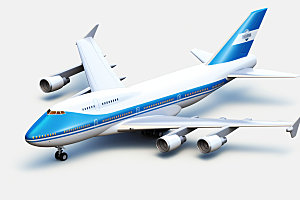 飞机模型收藏交通工具摄影图